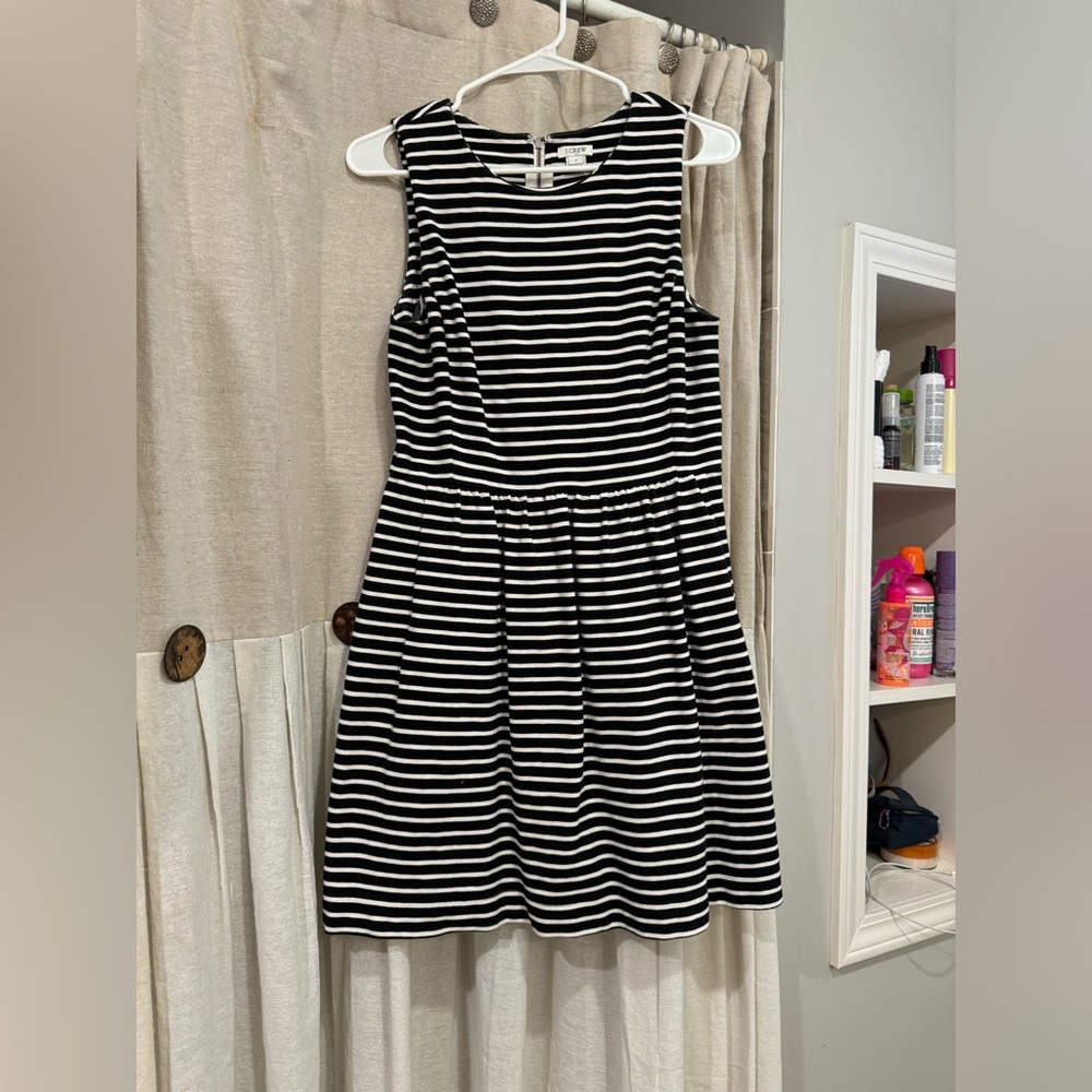 Striped JCrew dress size S